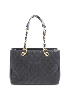 CHANEL Pre-Owned 2012-2013 diamond-quilting tote bag - Black