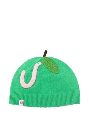 Charles Jeffrey Loverboy apple beanie cap - Green