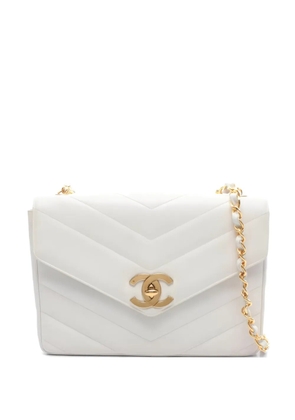 CHANEL Pre-Owned 1994-1996 chain-strap shoulder bag - White
