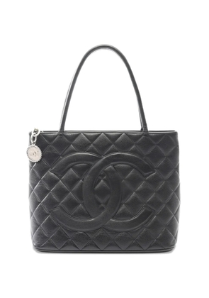CHANEL Pre-Owned 2000s Reissue medallion tote bag - Black