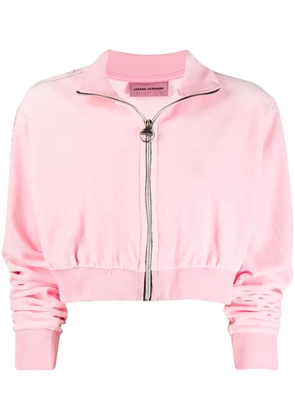 Chiara Ferragni textured side studded shorts - Pink