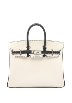 Hermès Pre-Owned 2025 25 Birkin bicolor tote bag - Neutrals