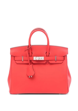 Hermès Pre-Owned 2025 25 Birkin rouge tomato red togo tote bag