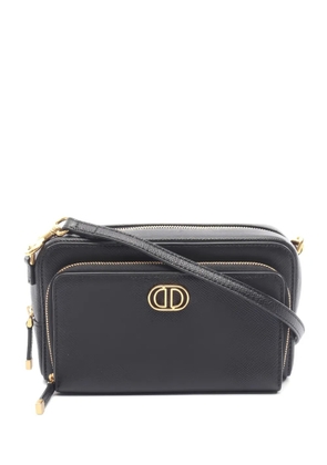 Christian Dior Pre-Owned 2010s Caro double pouch shoulder bag - Black