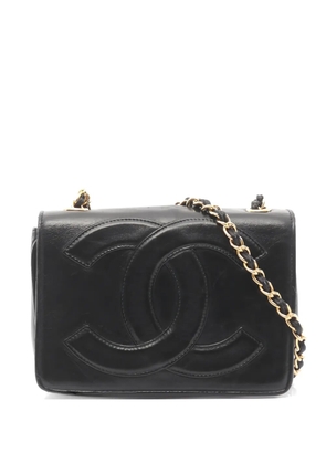 CHANEL Pre-Owned 1986-1989 CC Mania Flap leather shoulder bag - Black
