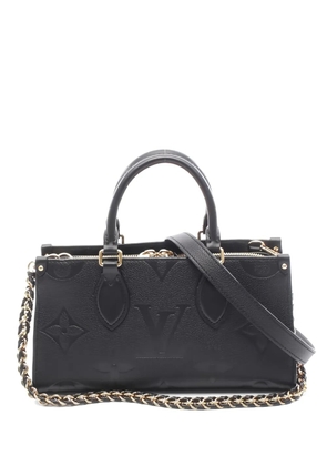 Louis Vuitton Pre-Owned 2010s On the Go EW monogram empreinte noir tote bag - Black