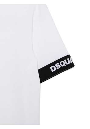 DSQUARED2 logo-patch T-shirt - White