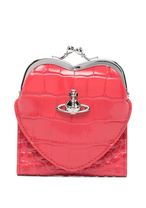 Vivienne Westwood heart-frame coin purse - Pink