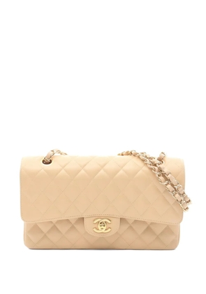 CHANEL Pre-Owned 2020-2021 Double Flap chain-strap shoulder bag - Neutrals
