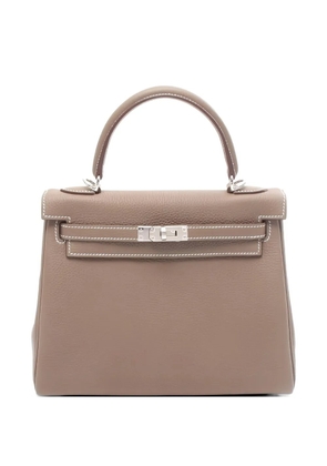 Hermès Pre-Owned 2025 Kelly 25 leather handbag - Neutrals