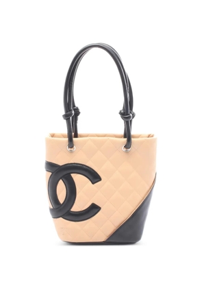 CHANEL Pre-Owned 2004-2005 small Cambon Line tote bag - Neutrals