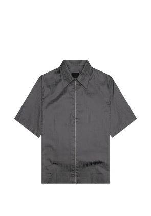 Givenchy zipped patterned shirt - Grey