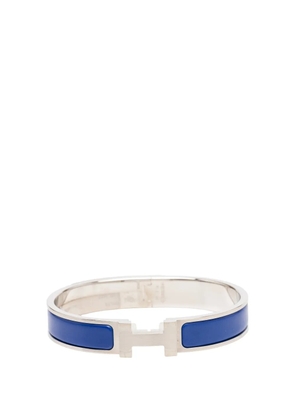 Hermès Pre-Owned 20th Century Narrow Enamel Clic H Bracelet PM costume bracelet - Blue