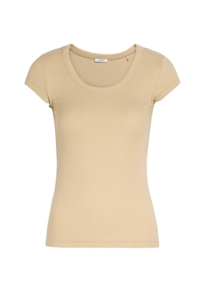 JOSEPH ribbed T-shirt - Neutrals