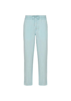 Vilebrequin linen drawstring trousers - Blue