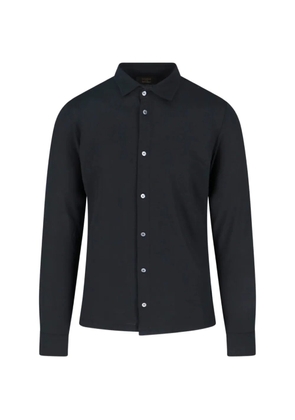 Zanone cotton shirt - Black