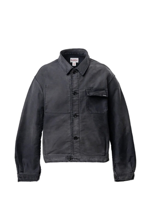 KAMIYA distressed moleskin jacket - Grey