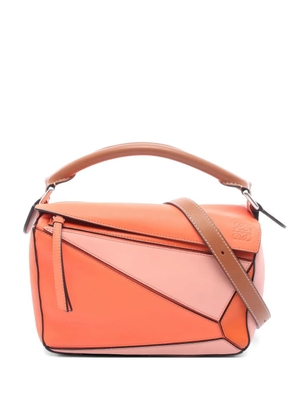 Loewe Pre-Owned small Puzzle leather cross body bag - Orange