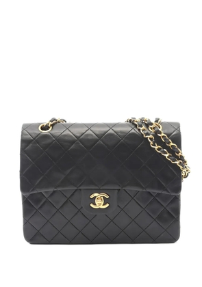 CHANEL Pre-Owned 1997-1999 Double Flap chain shoulder bag - Black