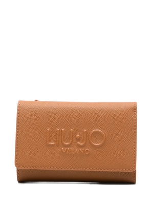 LIU JO logo-embossed wallet - Brown