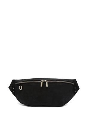 Rick Owens zip detailing small belt bag - Black