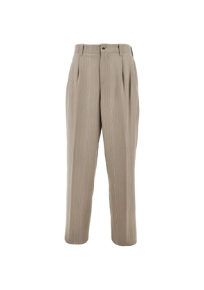 Golden Goose pinstripe trousers - Neutrals