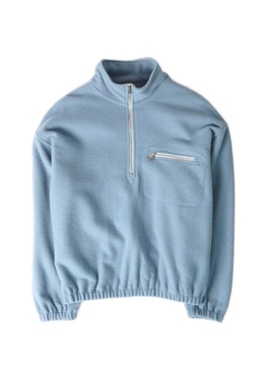 Rier zip-up polo top - Blue