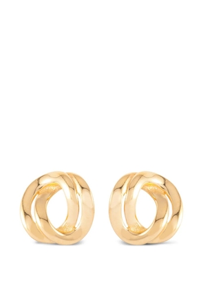 Monet Pre-Owned circle post-back earrings - Gold