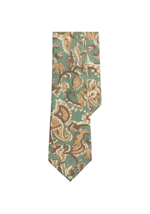 Ralph Lauren Purple Label paisley-print tie - Green