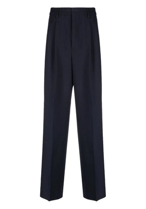 AMI Paris straight-leg tailored trousers - Blue