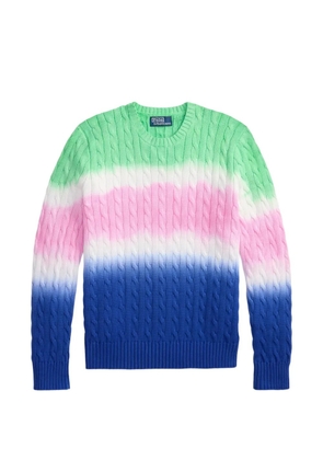 Polo Ralph Lauren dye cable-knit sweater - Blue