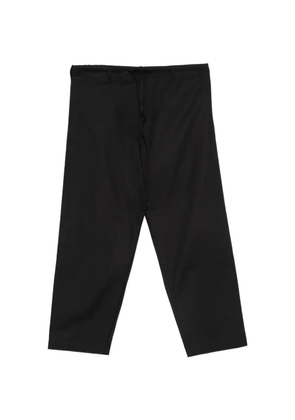 MOSCHINO JEANS drawstring-waist trousers - Black