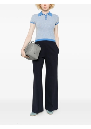 Harris Wharf London elasticated-waistband trousers - Blue