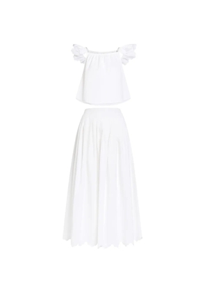 LES VACANCES D'IRINA The Little Wings skirt set - White