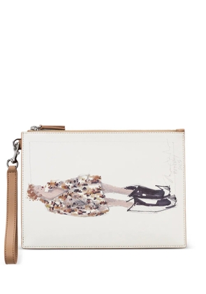 Marc Jacobs sketch wristlet - Neutrals