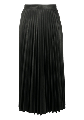 MM6 Maison Margiela pleated midi skirt - Black