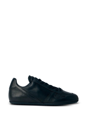 Rick Owens round toe lace-up sneakers - Black