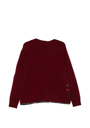 Undercover button-detail sweater - Red