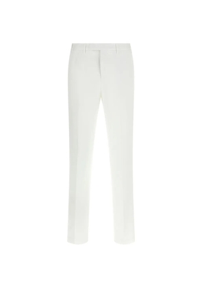 PT Torino stretch pleat trousers - White