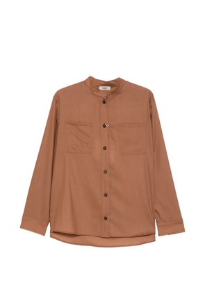 Herno chest-pockets buttoned shirt - Brown