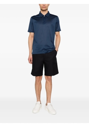 Gran Sasso half-zip polo shirt - Blue