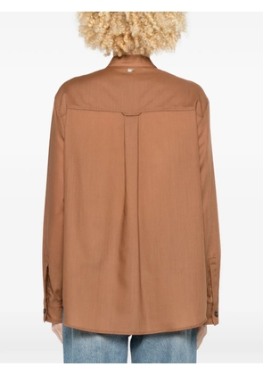 Herno chest-pockets buttoned shirt - Brown