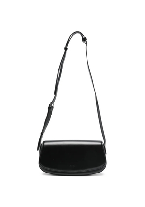 Eleh logo-detail shoulder bag - Black