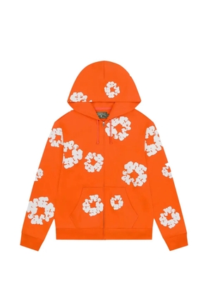 Denim Tears zipped hoodie - Orange