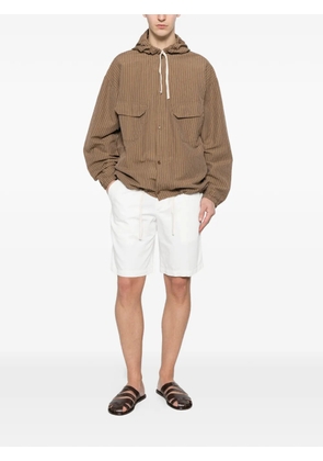 Zegna belt-loop shorts - White