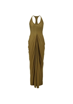 OUDE WAAG racerback draped maxi dress - Green
