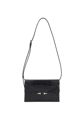 TOM FORD crocodile-effect shoulder bag - Black