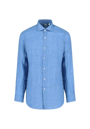 Finamore 1925 Napoli Gaeta buttoned shirt - Blue