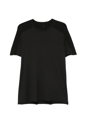 Masnada frayed panelled T-shirt - Black
