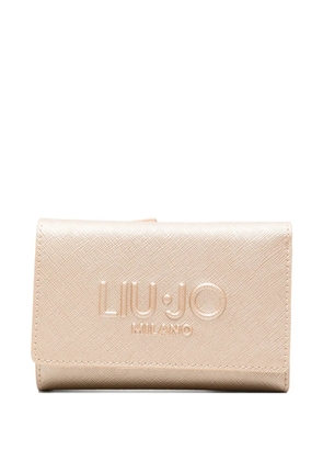 LIU JO embossed bifold wallet - Neutrals